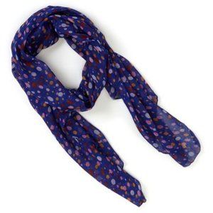 Blue & Pink Dots Scarf